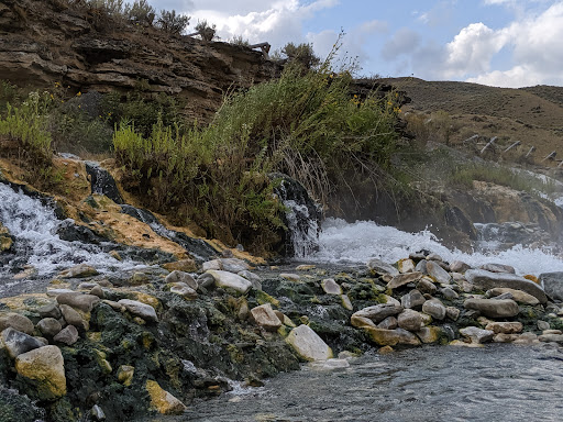 Boiling river hot springs